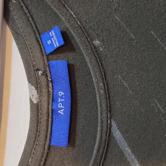 Apt. 9 Women's Green Tunic - Picture 3 of 3